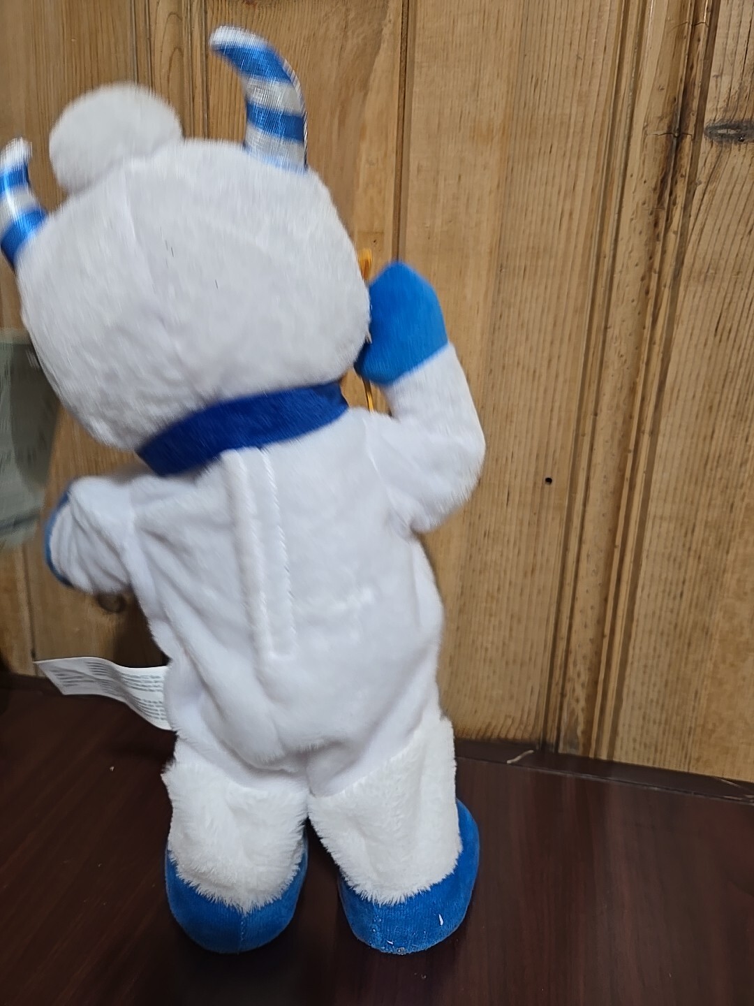 Gemmy Animated Yeti 14" Plush Singing "It's The Most Wonderful Time of the Year"