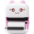 thumbnail image 4 of C9 White & Pink Pocket-Sized Bluetooth Thermal Printer - Portable Mini Mobile Photo Printer for Students, Error Question Organizer & Solver with 1 Printer, 1 Thermal Paper Roll, and 1 USB Charging, 4 of 6