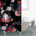 thumbnail image 5 of Waterproof Pioneer Shower Curtain 84x72 Inch Polyester Unique Colorful Floral Shower Curtain for Bathroom Hotel Home Decor with 12 Plastic Hooks, 5 of 5