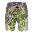 thumbnail image 4 of Cartoon Ghostbusters Men's Beach Shorts Swim Trunks Casual Quick Dry Board Shorts Swimwear with Mesh Lined and Pockets, 4 of 8