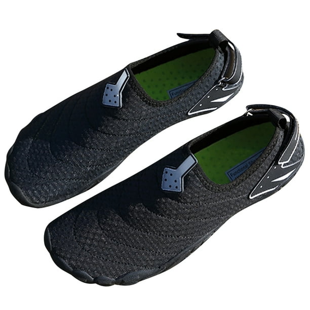 Zapatos acuáticos Aqua Shoes Zapatillas de buceo transpirables para caminar en el lago (41) Negro