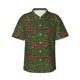 thumbnail image 1 of Fotbe Red Snake Camisa Hawaiana para Hombre Unisex – Camisa Casual de Verano con Botones de Manga Corta de Algodón y Lino,Large, 1 of 7