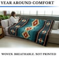 thumbnail image 3 of Pure Country Weavers Aydin Blanket Tapestry Throw Woven from Cotton - Made in The USA (72x54), 3 of 7
