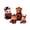 B, variant on Halloween DIY Patchwork Kit Collection Animal Friends Craft Set for Handmade Fabric Assembly and Creative Sewing Projects