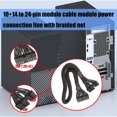 thumbnail image 2 of Efficient 14+10Pin to 24Pin PC PSUCable for AX1500I AX1200I AX860I AX760I with Tinned Copper 18AWG Wire 23.62inch, 2 of 4