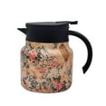thumbnail image 6 of Honeeladyy 800ML Vintage Floral Pattern Tea Thermoses, Thermal Coffee Carafe Tea Pot, Coffee Pot and Tea Separation Thermal Insulation Pot, Stainless Steel Thermal Carafe with Lid for Hot Drinks, 6 of 6