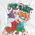 thumbnail image 2 of Rugrats Chuckie Christmas Stocking Women's Crop Top T-Shirt, White, Large, 2 of 3