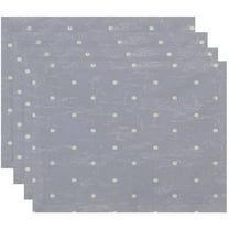 Simply Daisy 18" x 14" Dorothy Dot Geometric Print Placemats, Set of 4