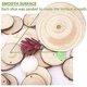 thumbnail image 3 of Nuevos productos en 2023, 30 piezas de rodajas de madera natural 6-7cm Agujero Perforado Troncos De Madera Sin Terminar Para Manualidades De Bricolaje, 3 of 5