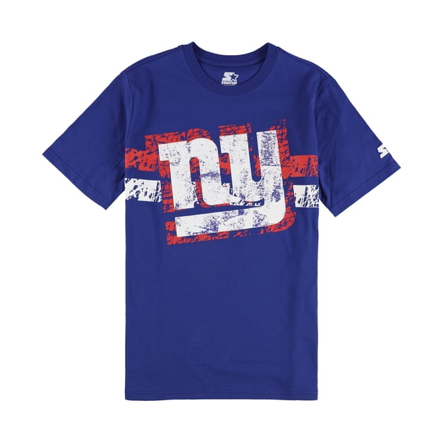 STARTER Mens New York Giants Graphic T-Shirt gia L