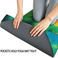 thumbnail image 3 of Rainbow Tie Dye Mandala Pattern Hot Yoga Mat Towel Non Slip for Hot Yoga - Quick-Drying Yoga Mat Cover with 4 Corner Pockets with Travel Bag - Hot Yoga Towel Non Slip 70"x26", 3 of 6