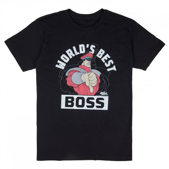 Street Fighter Master Bison Boss T-Shirt-2XLarge