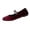 Wine, variant on Womens Trendy Shoes Spring Shoes Womens Flats Walking Shoes Women Women's Shoes Womens Four Season Comfort Moccasins with Shiny Toe Decoration Slip On Design for Casual Wine 6.5