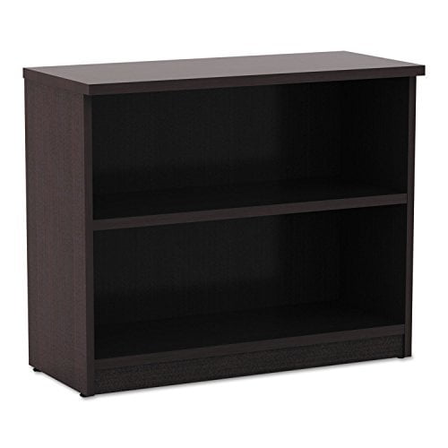 Alera ALEVA633032ES 31.75 in. x 14 in. x 29.5 in. Valencia Series 2-Shelf Bookcase - Espresso