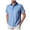 Blue, variant on Striped Polo Shirts for Men Short Sleeve Collar Summer, Men's POLO Shirt Pinstripe, Orange s