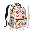 thumbnail image 2 of Fotbe Oriental Cuisine Pattern Casual Backpack for School, Travel, and Outdoor Activities - Durable, Lightweight, and Comfortable, 2 of 5