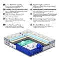 thumbnail image 5 of NISIEN Queen 14 Inch Hybrid Mattress, Cooling Gel Memory Foam & Pocket Springs, Medium Firm, 365-Night Trial, 5 of 10