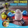 thumbnail image 2 of Juego de 2 robots de combate a control remoto cxjoigxi con sonido y luz, 2 of 7