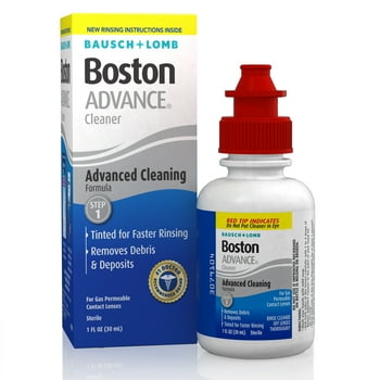 Boston ADVANCE Cleaner Contact Lens Solution for Rigid  Permeable Lenses  from Bausch + Lomb, 1 fl. oz.