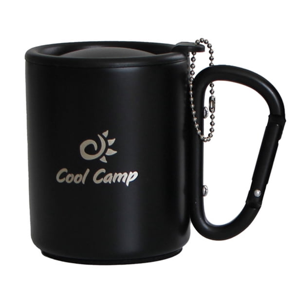 Taza de agua de 220ML/330ML tazas de leche de té de cerveza de acero inoxidable utensilios de Camping para Picnic