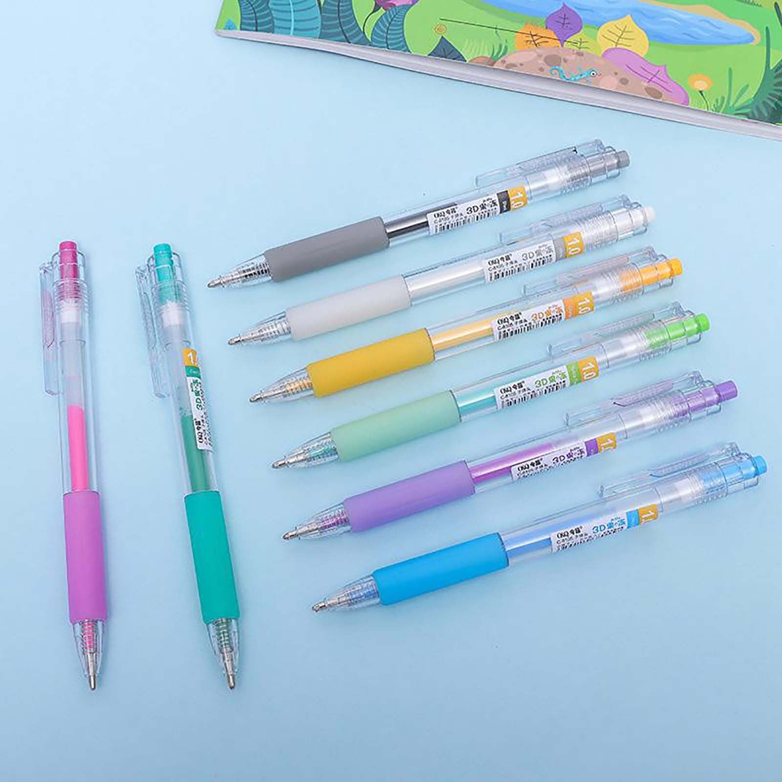 12pcs/12colors 3d Jelly Ink Pens Set, Superbly Crafted Diy Creative Gel Pens  Set