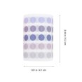 thumbnail image 2 of 4pcs Decorative Scrapbook Stickers Stationery Stickers Dot Design Stickers Random Style, 2 of 9