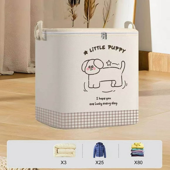 Xihbxyly Bolsa para Guardar Colchas, Gran Capacidad, Resistente a La Humedad, Ligera y Portátil, Ideal para Organizar El Hogar, Ahorra Espacio y Es Multiusos, 60 X 45 X 30 Cm.