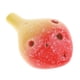 thumbnail image 1 of 1 Pieza de Ocarina Colorida Llave de 6 Orificios Ceramic para Principiantes Producción Instrumentos Musicales Tomate Amarillo, 1 of 8