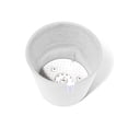 thumbnail image 2 of Ecopots Amsterdam Durable Modern Round Indoor/Outdoor Recycled Based Composite Flower Pot Planter w/ Water Reservoir, Pure White, 12", 2 of 4