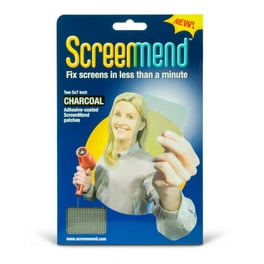 Screenmend Charcoal Fiberglass Screen Repair Patch 5 in. W X 7 in. L 2 pk Screenmend Charcoal Fiberglass Screen Repair Patch 5 in. W X 7 in. L 2 pk