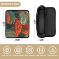 thumbnail image 4 of Hair Tools Storage with Heat Resistant Mat- Wool Tree Printed Curling Iron Travel Bag/Flat Iron Case for Women, 4 of 8
