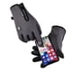 thumbnail image 4 of Guantes reflectantes con cremallera, gruesos, cálidos, resistentes al viento, para hombres y mujeres, para ciclismo, conducción, coche, esquí, guantes para exteriores, guantes para mujer., 4 of 5