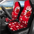 thumbnail image 2 of Yuyamidu Ladybug Car Seat Cover Daisy Steering Wheel Cover Red Seatbelt Pads Auto Armrest Cover Headrest Covers Coasters Keychain 14pcs Car Accessories, 2 of 7