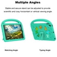 thumbnail image 4 of Dteck Crossbody Strap Kids Case for iPad 9th 8th 7th Generation,Cute EVA Hand Grip Case Shockproof Kickstand Cover with Shoulder Strap for iPad 10.2 inch 2021/2020/2019,Green, 4 of 6