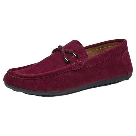 NOKIO Men S Suede Loafers Classic Penny Loafers For Men Lightweight Men S Loafers Men S Slip-On Hiking Shoes Men s Casual Loafers Classic And Comfortable A Versatile Choice**