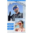thumbnail image 7 of Sports Sunglasses for Men Women, Polarized UV400 Cycling Glasses, Running Bike Mountain Fishing Sunglasses with Adjustable Nose Pads, 7 of 7