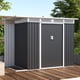 thumbnail image 2 of Cobertizo de Almacenamiento para Jardin Exterior Falcon Relan 257x142x184 cm de Acero Galvanizado, 2 of 10