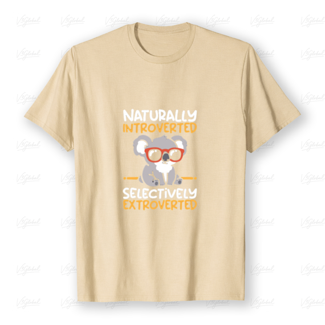 Koala Naturally Introverted Selectively Extroverted Animal Unisex T-Shirt ,up to size 5XL