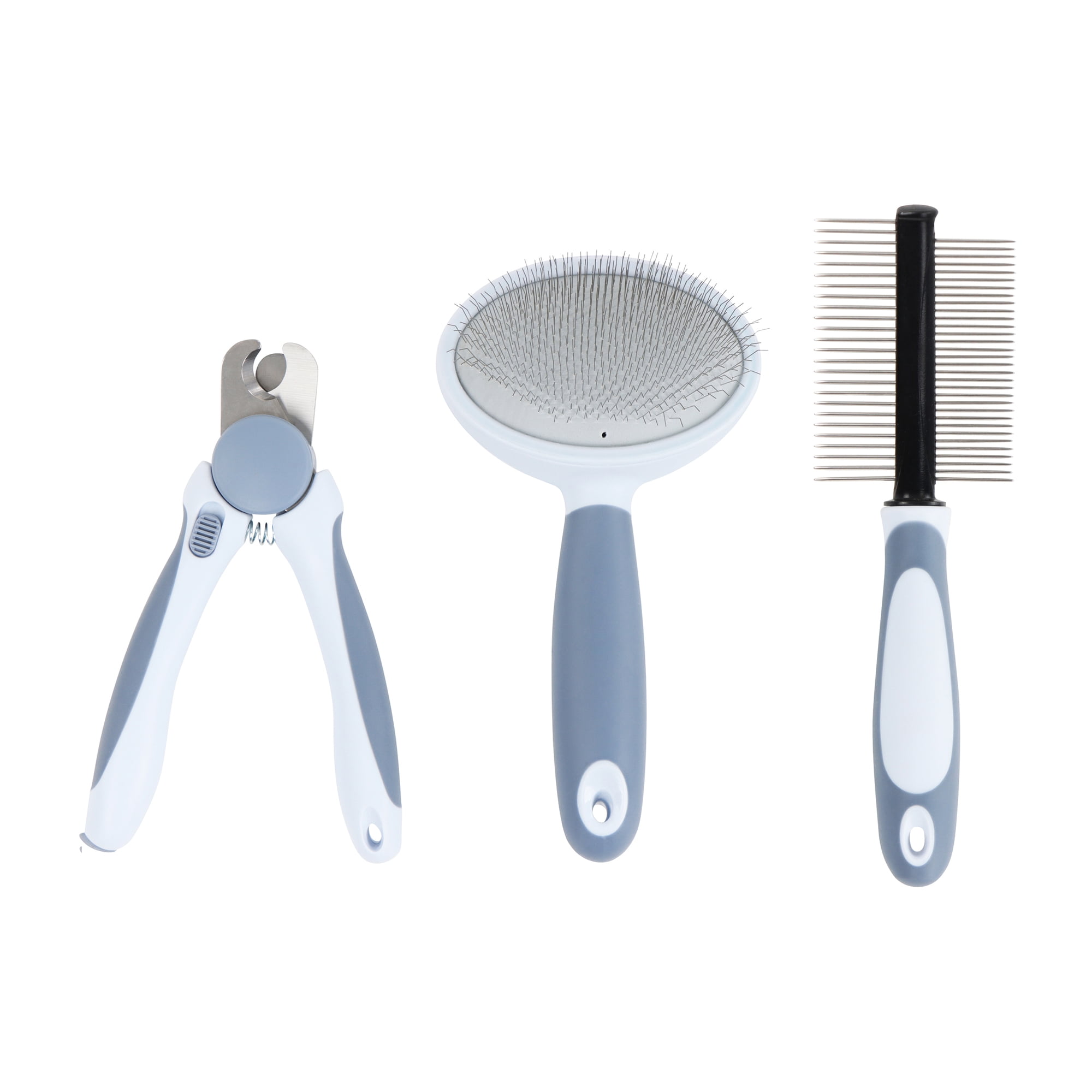 MiMu Pet Groomer Kit - Dog Nail Trimmers Dog Slicker Brush and Wire Dog Brush
