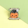 thumbnail image 3 of Halloween Pumpkin Brooch Fall Cute Funny Gift For Family And Friends, 3 of 9