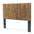 thumbnail image 2 of Sea Wind Florida Island Breeze Wood & Woven Queen Headboard in Natural, 2 of 5