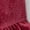 Red Ochre, variant on Girls Scoop Neck Long Sleeve Velour Bubble Dress, Sizes XS-XXL