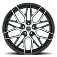 thumbnail image 2 of Ultra Wheel 20x8.5 Black With Natural Face Wheel - Not Applicable Bolt Pattern, 2 of 3