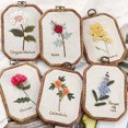 thumbnail image 3 of Embroidery Starter Kit Creative Flowers DIY Embroidery Kit Embroidery Craft, 3 of 7