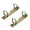 Small blue bronze, variant on Ywmsfl 2Pcs Professional Metal Binding Clip Two Hole Binding Rings School Office Supplies For Files Documents Organization