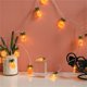 thumbnail image 5 of Guirnalda de luces decorativas Adzgya con forma de piña, 20 luces LED con pilas para fiestas, dormitorios, hogar, cumpleaños, interiores y exteriores., 5 of 7