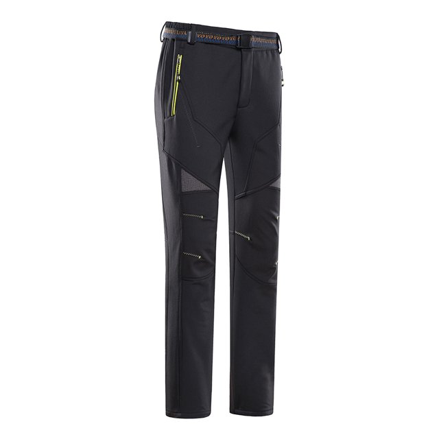 TFixol Pantalones de senderismo para hombre, forro polar, extraíbles, impermeables, resistentes al viento, pantalones de montaña con