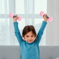 thumbnail image 4 of 2Pcs Child Dumbbell Rattle Sensory Toys - Black, Lightweight Easy Grip, BPA-Free Safe for 3+ Months, Kids Fitness Early Learning Play Toys, 4 of 8