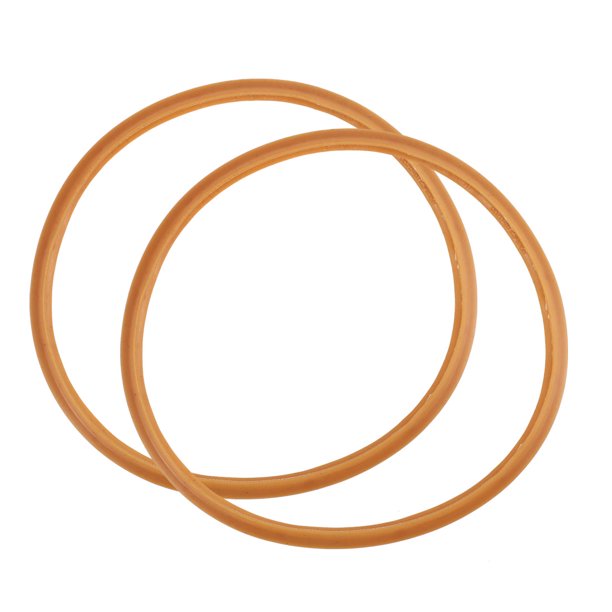 Kitchen Pressure Cooker Rubber Gasket Sealing Ring 20cm Inner Dia 2pcs