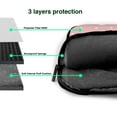 thumbnail image 4 of YFYANG 13 inch Universal Laptop Bag Oxford Cloth Laptop Sleeve, Multi-functional Pink Polka Dot Pattern Notebook Computer Messenger Bag Handbag, 4 of 8